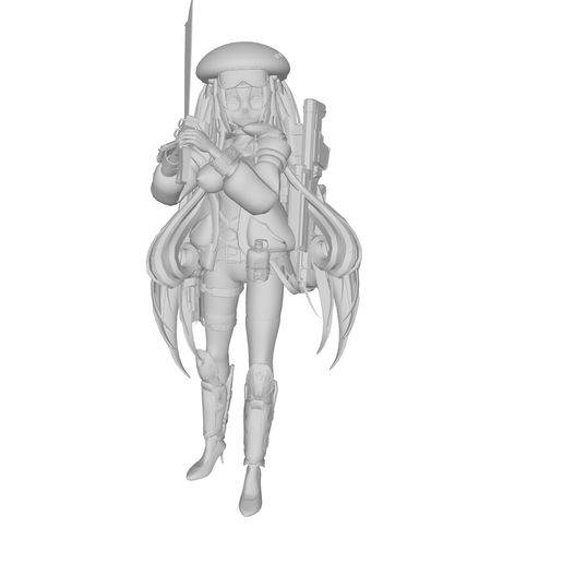 👧 SILVINIA HALFNUDE STATUE V.1・Free STL