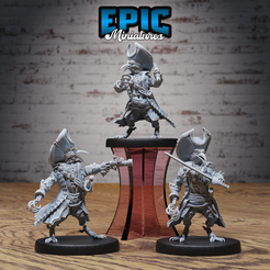 3276-3278.png 3D file Crow Folk Pirate Set ‧ DnD Miniature ‧ Tabletop Miniatures ‧ Gaming Monster ‧ 3D Model ‧ RPG ‧ DnDminis ‧ STL FILE・Model to download and 3D print