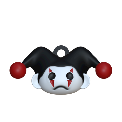🗝️ Jack The Jester Pendant / Keychain・ STL File for 3D printing・Cults
