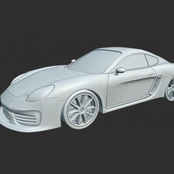 car.jpg STL-Datei Porsche Cayman・3D-druckbares Design zum Herunterladen, jmigesc