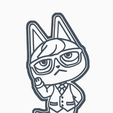 sdfgdhgh.png STL file RAYMOND 2 CUTTER COOKIE / ANIMAL CROSSING /NINTENDO SWITCH・3D printable model to download