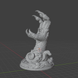 2.png Dragon Arm Gamepad Holder STL | Fantasy Claw Controller Stand