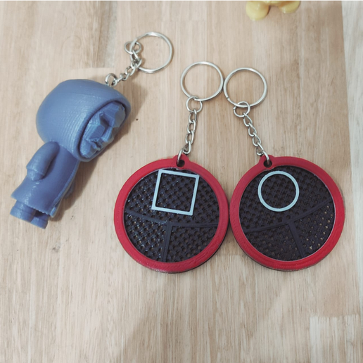 Squid game keychain impreso en 3D ・ Cults