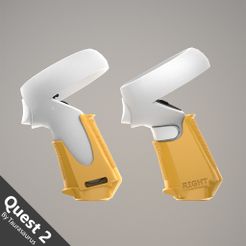 02.jpg Free 3D file Oculus Quest 2 Grips for VRGM VR Stock・3D printer model to download