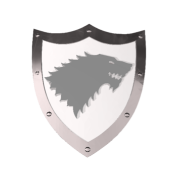 🛡️ Game of Thrones Shield - House of Stark・ STL File for ・Cults