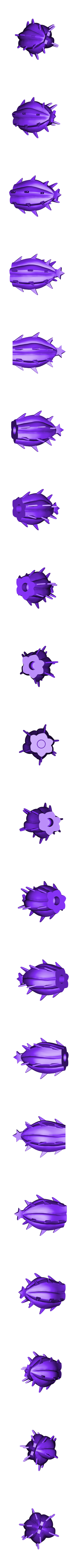 Christmas_Tree_Cactus_Top_1.stl Christmas Cactus