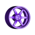 Rays Volk TE37 9x5mm.stl Wheel for hot wheels Rays Volk TE37