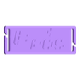 B+_bicolore.stl Blood group tag - molle