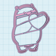 polarbear2.png bare bears cookie cutters