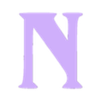 N.stl Stranger Things Logo