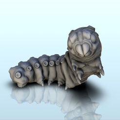 49.png STL file Caterpillar (+ pre-supported version) (1) - Darkness Chaos Medieval Age of Sigmar Fantasy Warhammer・3D printer design to download, Hartolia-Miniatures