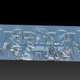 K_-(11).jpg 3D file CNC 3d Relief Model STL for Router 3 axis - The Last Supper・3D printable design to download, briarena8185