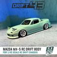 5.jpg MAZDA MX-5 body for 1:43 scale rc drift chassis