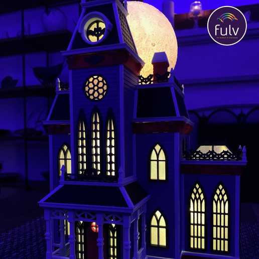 Haunted House Mark 1 with 3d MOON