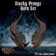 pre.jpg Fantasy Tiefling Stocky Prongs Horns Set Baldurs Gate 3