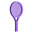 Racquet_-_R.stl Tennis Racquet Key FOB