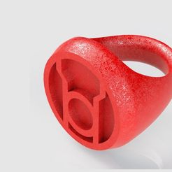 red_lantern.png Бесплатный STL файл Red Lantern Ring・Модель 3D-принтера для скачивания
