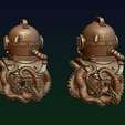 04.png Diving helmet with octopus