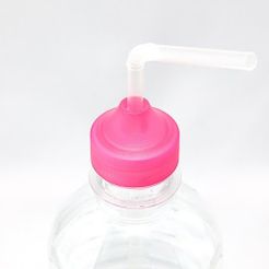 unnamed-8.jpg Бесплатный STL файл Straw Holder for PET Bottle Caps・Шаблон для 3D-печати для загрузки