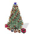 0_00007.jpg Chrismas Tree 3D Model - Obj - FbX - 3d PRINTING - 3D PROJECT - GAME READY NOEL Chrismas Tree  Chrismas Tree NOEL