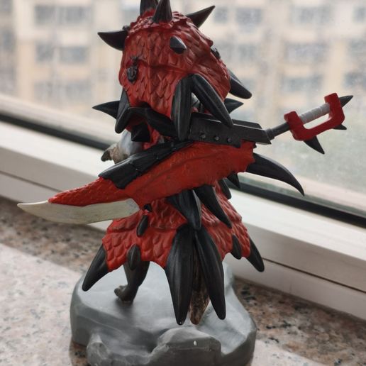 👹 Monster Hunter Palico Rathalos Set・Free 3D File for 3D printing・Cults