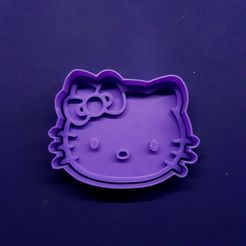 20200626_175142.jpg Télécharger fichier STL Coupeur de biscuits Hello Kitty Coupeur de biscuits • Design imprimable en 3D, Cortantesparagalletitas