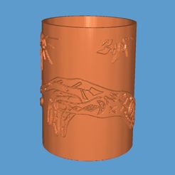 Screenshot_20221004_090624_Fast-STL-Viewer.jpg Free STL file Mystical pot・3D printing idea to download, tinaxy_3d