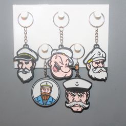 IMG_3231.jpg STL-Datei 5 Marine Keychains 1・3D-Druck-Idee zum Herunterladen