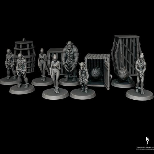 gifts3.png 3D file Alien Slaves, objective markers / tokens・3D printable model to download, edgeminiatures