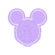 mickey mouse 1.stl mickey mouse cookie cutters / mickey mouse cookie cutters