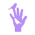 MAIN-OISEAU.stl Bird Hand - Deco
