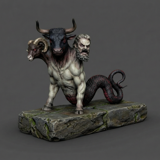 Balam Goetia Demon STL Statue