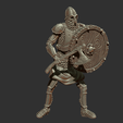 SHI_DEF_AxeRoundShield.png Skeleton - Heavy Infantry - Axe + Round Shield - Defensive Pose