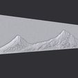 02.jpg Ararat Mountain Landscape Wall Art 3D STL Model 3D print model