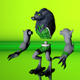 bb0022.png Ben 10 - Blitzwolfer (Benwolf) Modelo 3d para impressão