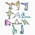 Cool Elzing-Turing.png GYMNASTS KIT X11 COOKIE CUTTER CONTOUR