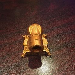 image.jpg Free 3D file Clash of Clans Level 10 Cannon・3D print object to download