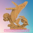 3.jpg Whales and Dolphins ,3D MODEL STL FILE FOR CNC ROUTER LASER & 3D PRINTER