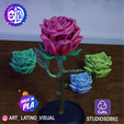 Mesa-de-trabajo-136.png Fichier STL ROSAS - FLEXI - NON SUPPORT-PLACE STL・Plan à imprimer en 3D à télécharger