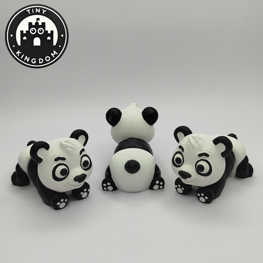 Flexi-Tiny-Panda,-P4.png Flexi Tiny Panda, bewegliche Zappelfigur, inklusive Schlüsselanhänger, inklusive 3mf