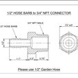 4.jpg 1/2" Hose Connector for Garden Hose