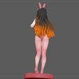 6.jpg NEZUKO BUNNY demon slayer kimetsu no yaiba ANIME GIRL CUTE CHARACTER 3D print model