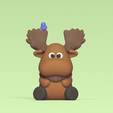 Cod1185-Moose-With-Bird-1.png Moose With Bird