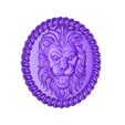 91.stl Lion bust art cnc