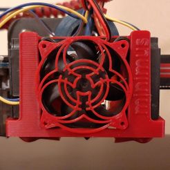 20221217_052435.jpg 3D file Minimus Fan Cover - Biohazard・Model to download and 3D print