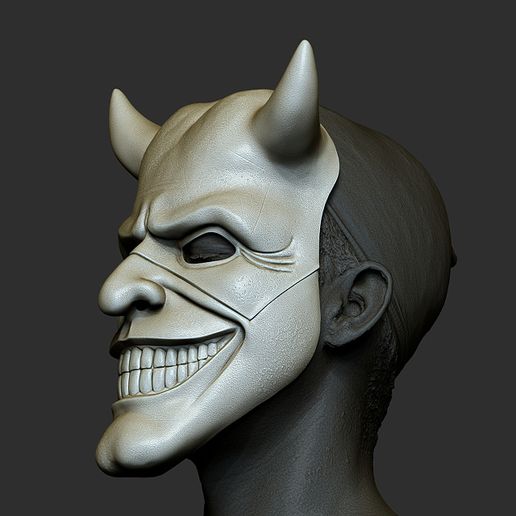 7.jpg -Datei Maske aus NEW HORROR Black Phone Film Horror Maske 3D-Druck Modell herunterladen • Design zum 3D-Drucken, Maskitto