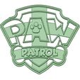 logopaw.jpg Paw Patrol Cookie Cutter Logo