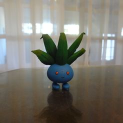 DSC02058.JPG Free STL file Oddish Pokemon EDLI3D・Design to download and 3D print