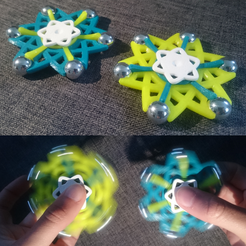 Unbenannt.PNG Free STL file Atom Shaped Fidget Spinner・3D printing template to download