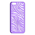 Iphone_5_Case_Zebra.STL Protection zèbre pour Iphone 5